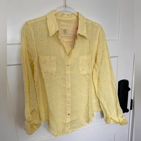 取寄) リリー ピュリッツァー レディース シー ビュー ボタンダウン